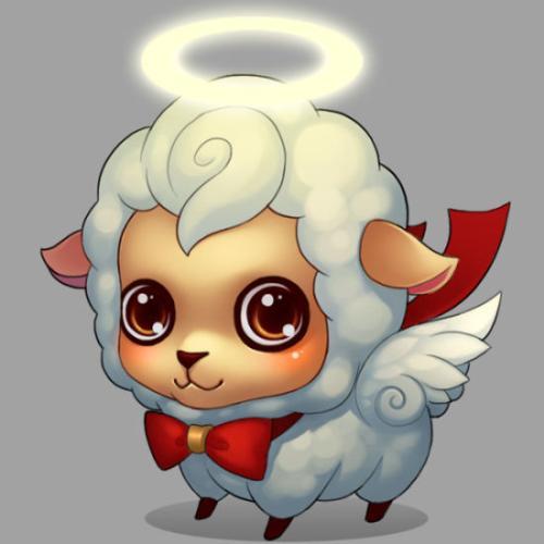 萌萌哒羊头像图片卡通图片