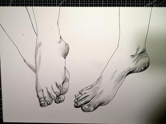 手脚练习|纯艺术|绘画|狐森真真 - 临摹作品 - 站酷 (zcool)