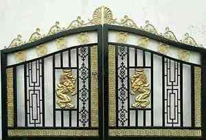 铁艺大门庭院门铁大门学校幼儿园大门别墅大门乡村庭院农村大铁门