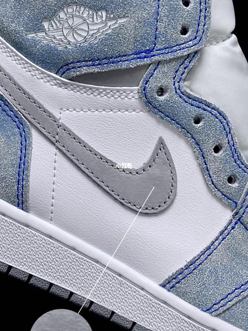 aj1 薄荷糖 水洗白蓝