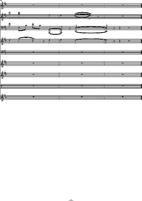 走 钢琴谱(五线谱)