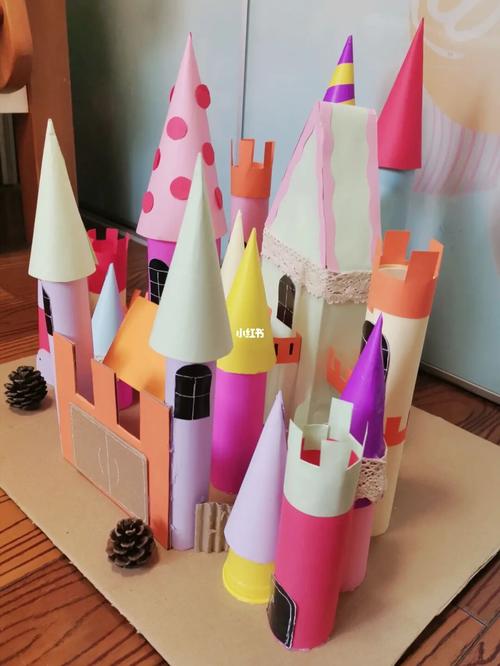 旧物利用#卷纸筒#幼儿园手工#城堡_手工制作_城堡_兴趣爱好_手工