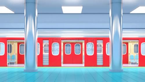 创意十足的地铁卡通图片素材合集