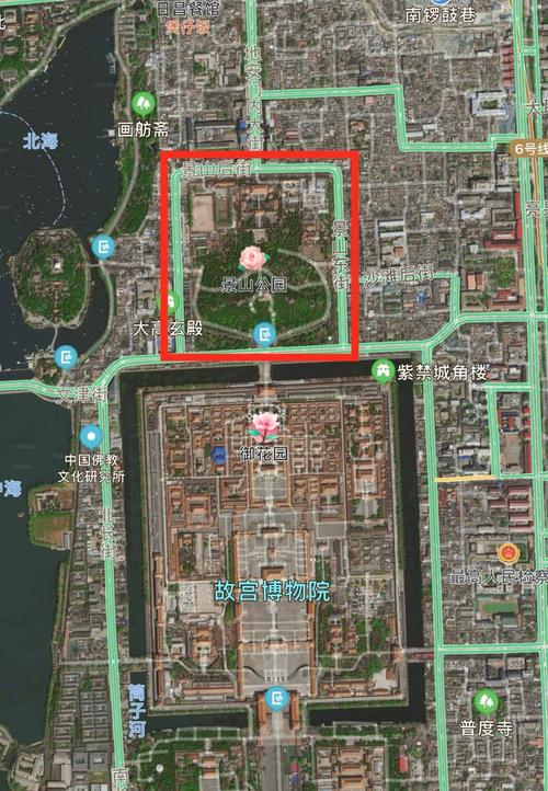 北京景山公园竟是一尊塑像!从高空看那些有趣的图案