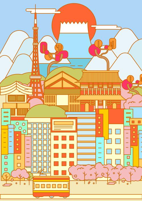 城市插画