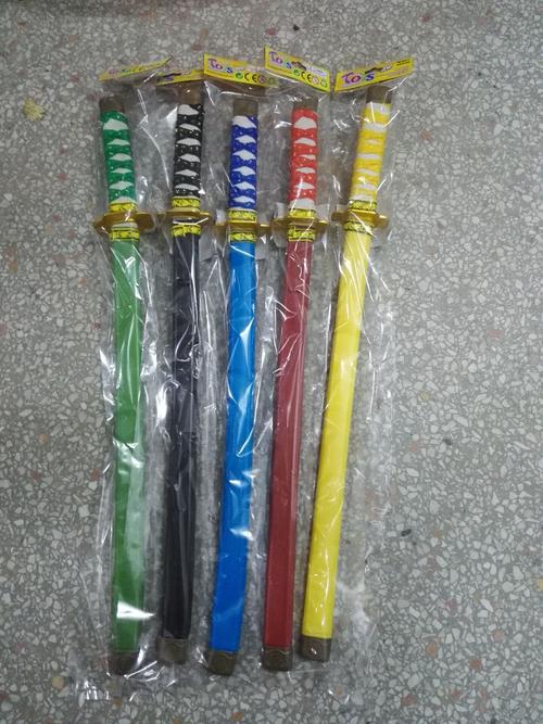 小武士刀万圣节装扮道具塑料玩具日本忍者剑仿真武器剑60cm