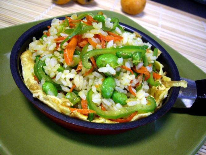 营养早餐第93天:蔬菜饭