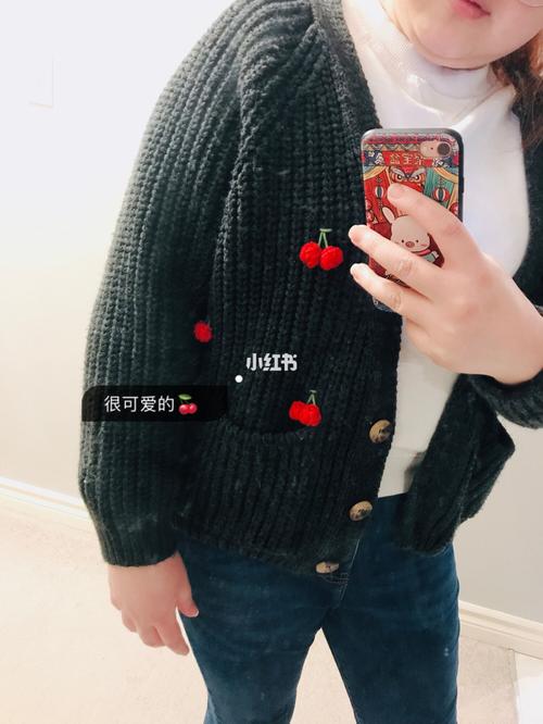 90毛衣diy·钩针编织小樱桃.