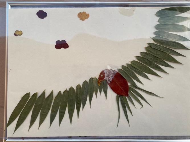 用手拓秋叶,劳动暖人心——高密市滨北学校小学部树贴画展示活动2