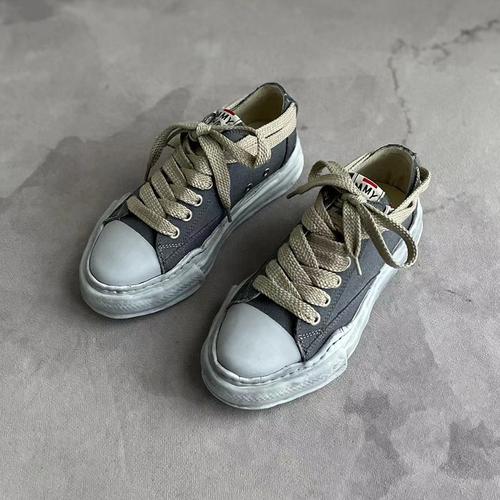 yasuhiro三原康裕余文乐mmy溶解鞋mihara厚底水染做旧帆布鞋代购