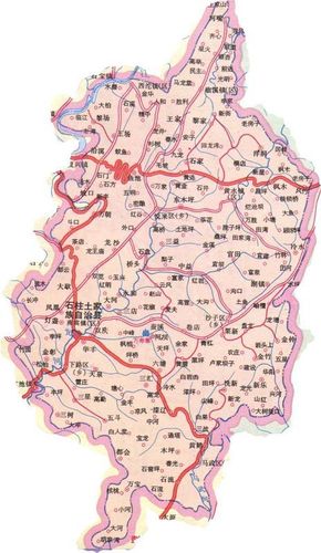 石柱土家族自治县的行政区划