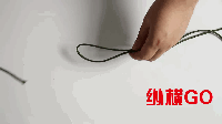在打结的时候如果发生错误,会变成一个的活结,只要用力一拉结就会散开