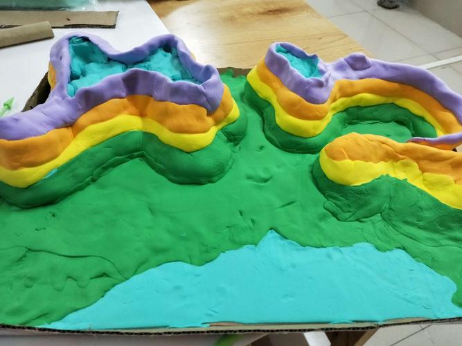 学以致用,乐山乐水——记世纪初中七年级等高线模型制作大赛