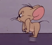 猫和老鼠gif杰瑞gif生气gif