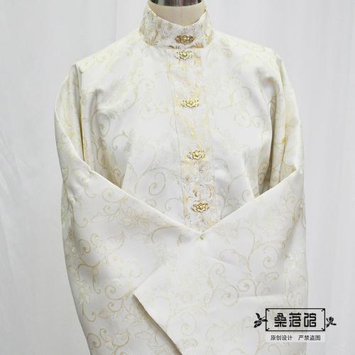 [桑落馆汉服] 桑落馆原创汉服女定制新品暗纹织金马面裙立领上袄非琅