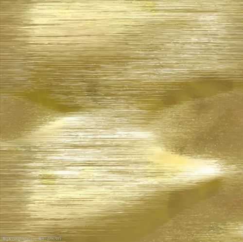 黄金拉丝金属质感