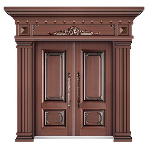 大门gnas吉纳斯锌合金别墅农村自建建房双开进户门进户门