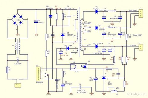 diy胆机用开关电源,终于通过初步测试,有问题请教各位老师.