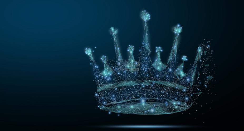 抽象皇冠背景