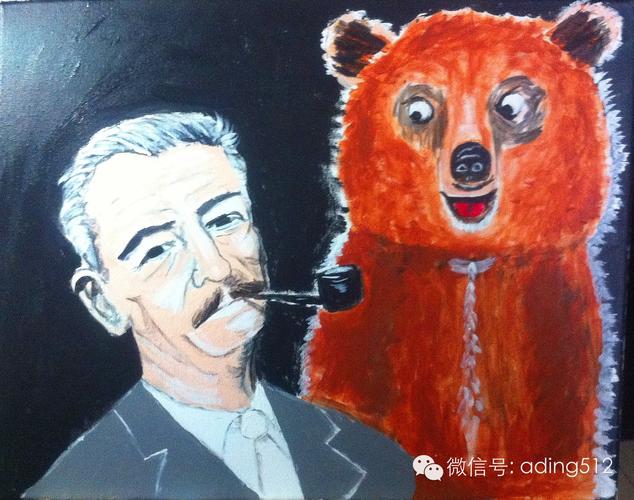 禽兽派大师阿丁画的作家们