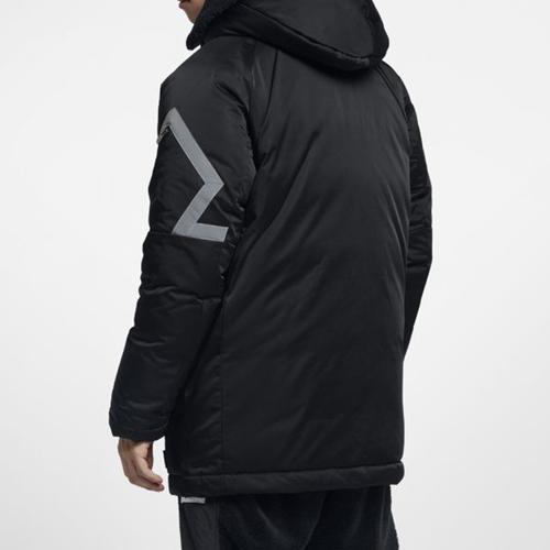nikeairjordan耐克男士保暖防风中长款连羽绒服运动