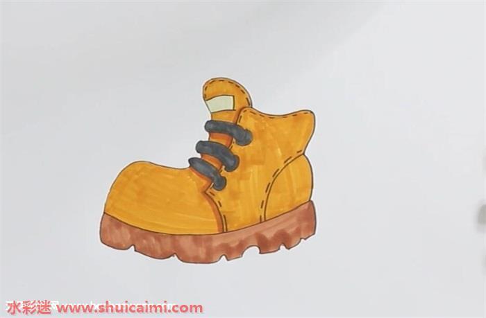 鞋子怎么画鞋子简笔画画法