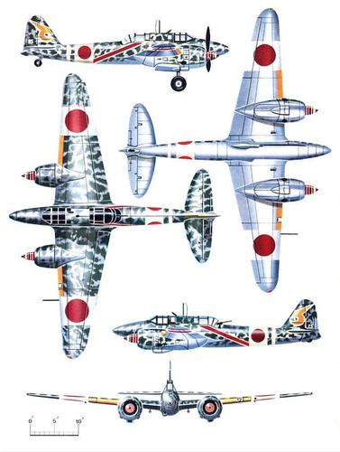 二战日本的"大炮鸟":b-29忌惮的对手,ki-102/108重型战斗机