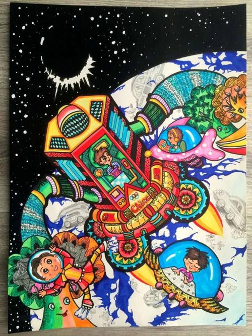 科幻画主题创意素材(附:科幻画创作方法)