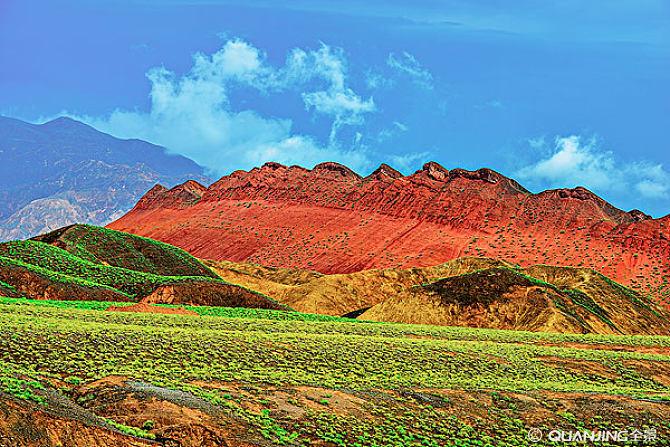 张掖七彩丹霞景观zhangyecolorfuldanxialandscape