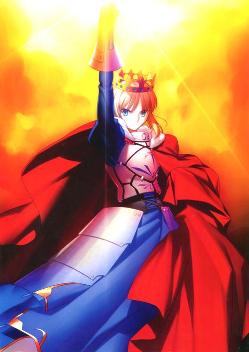 fate 吾王saber(武内崇)高清壁纸