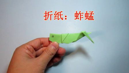 视频:儿童手工折纸蝗虫,蚱蜢的折法,各种小动物的折纸方法