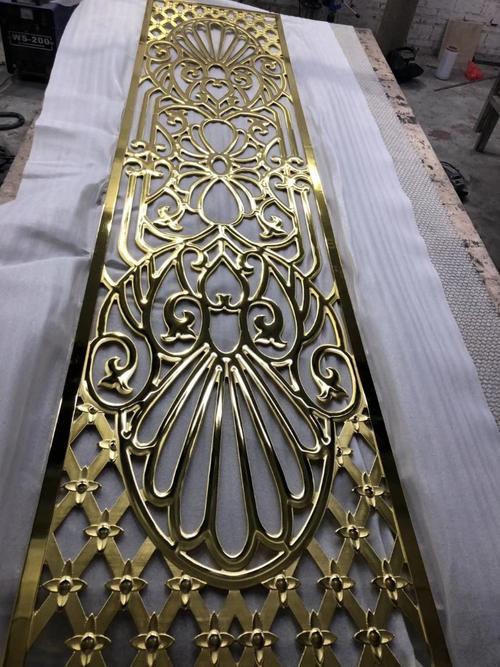 精雕铜铝艺屏风厂家 酒店装饰雕刻不锈钢屏风隔断制品