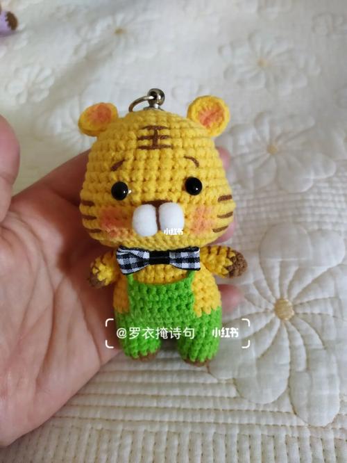 可爱的小老虎挂件_挂件_兴趣爱好_手工