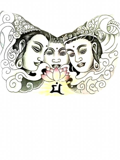 三面佛纹身_纹身_猛龙过江纹身工作室攻略_紋身_美妆