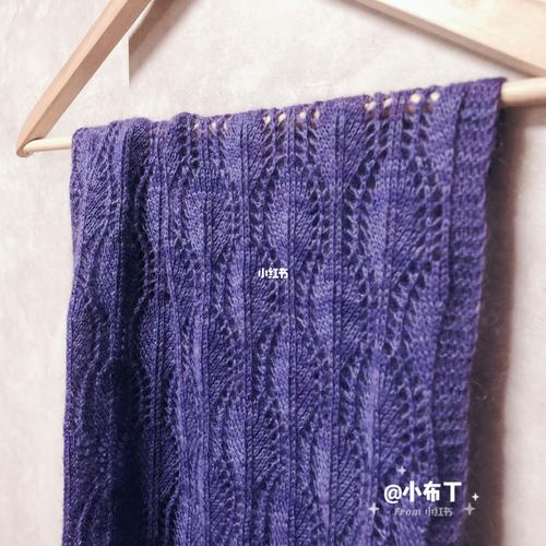 孔雀花or叶子花?棒针蕾丝披肩 附编织图解_编织_披肩