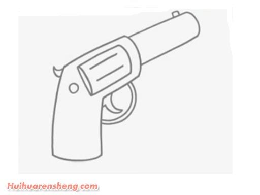 10张手枪简笔画图片2