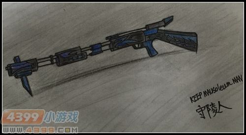 生死狙击玩家手绘—原创散弹枪