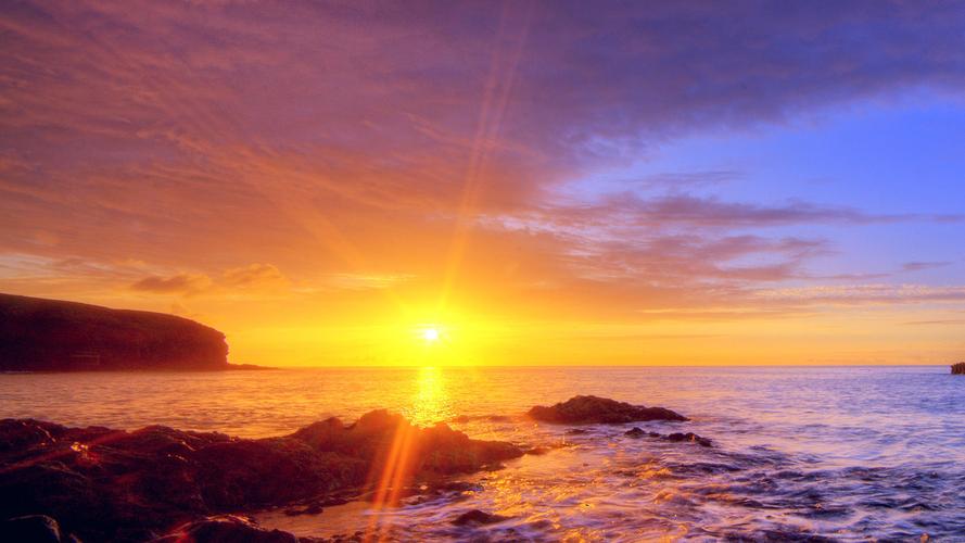 电脑壁纸 风景 好看有意境的唯美夕阳美景