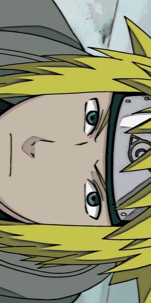 动漫壁纸:火影忍者波风水门手机壁纸,你看不见我的哦
