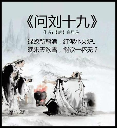 白居易 问刘十九