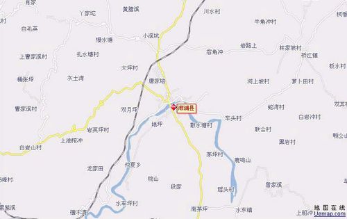 溆浦县交通地图