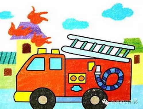 三年级我是小小消防员绘画的简笔画