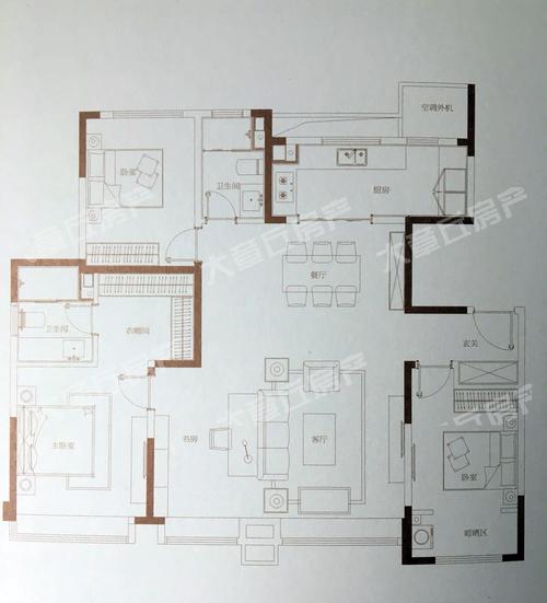 中麓府户型图_大章丘