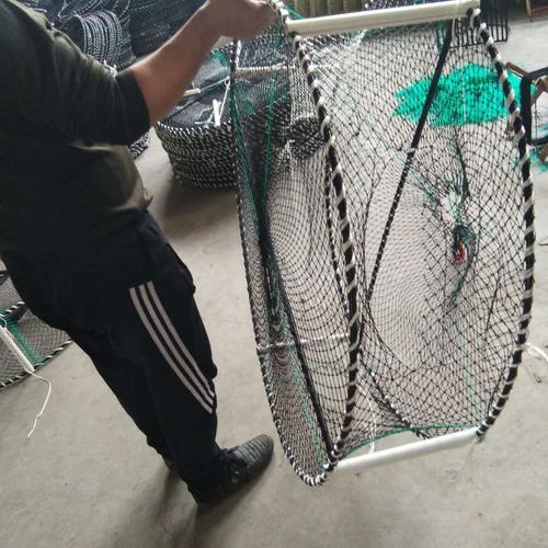 批发圆形螃蟹笼 抓捕海螃蟹网笼子 虾笼鱼笼新款螃蟹笼厂家生产