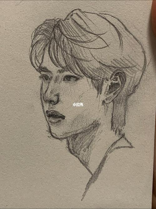 铅笔画 王一博_王一博_铅笔画_文化_绘画