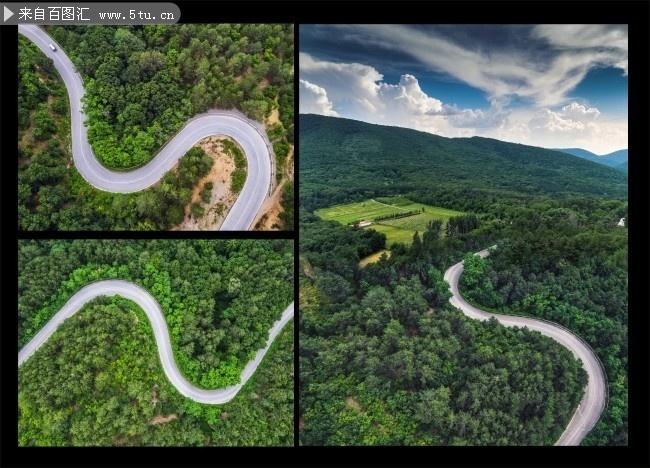 山路风景摄影图片