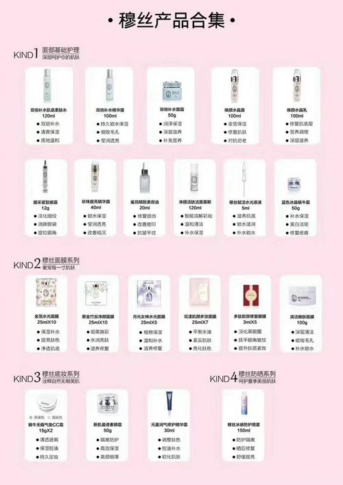 穆丝护肤品和化妆品还有洗护用品,已经畅销五年了,产品无荧光剂,无