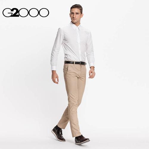 g2000男装新款休闲裤 56052001 15自然色 34