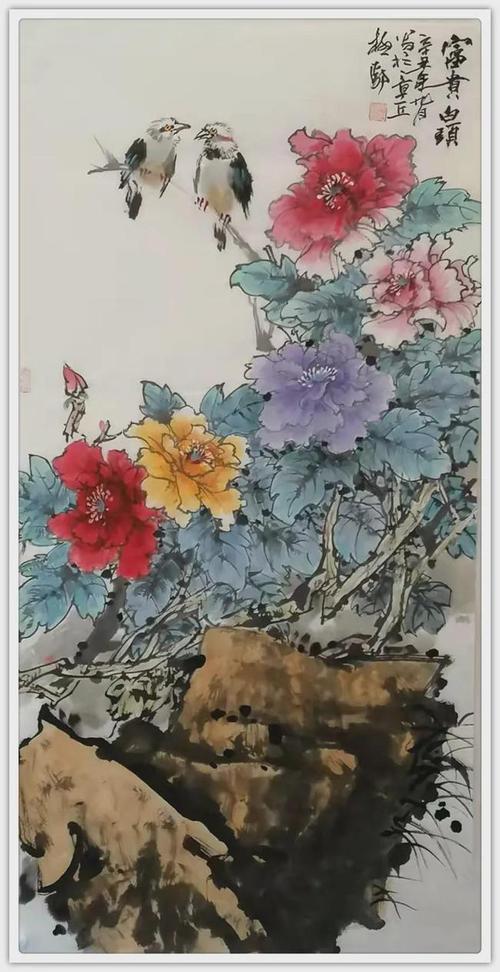 「名家推介」著名画家向极鄢作品欣赏|花鸟画|中国画