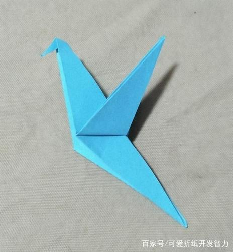 简单飞鸟折纸方法